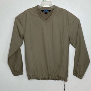 TRI-MOUNTAIN Men’s V Neck Pullover Windbreaker Jacket Size M